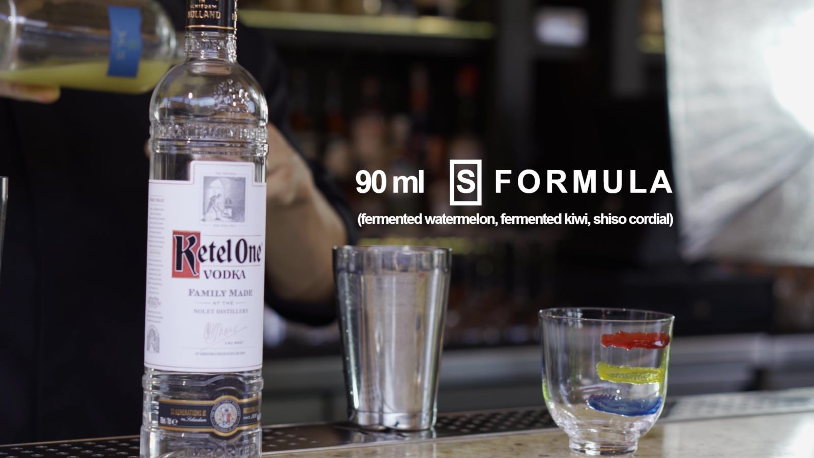 S Formula made by Ketel One and local products of Ibiza