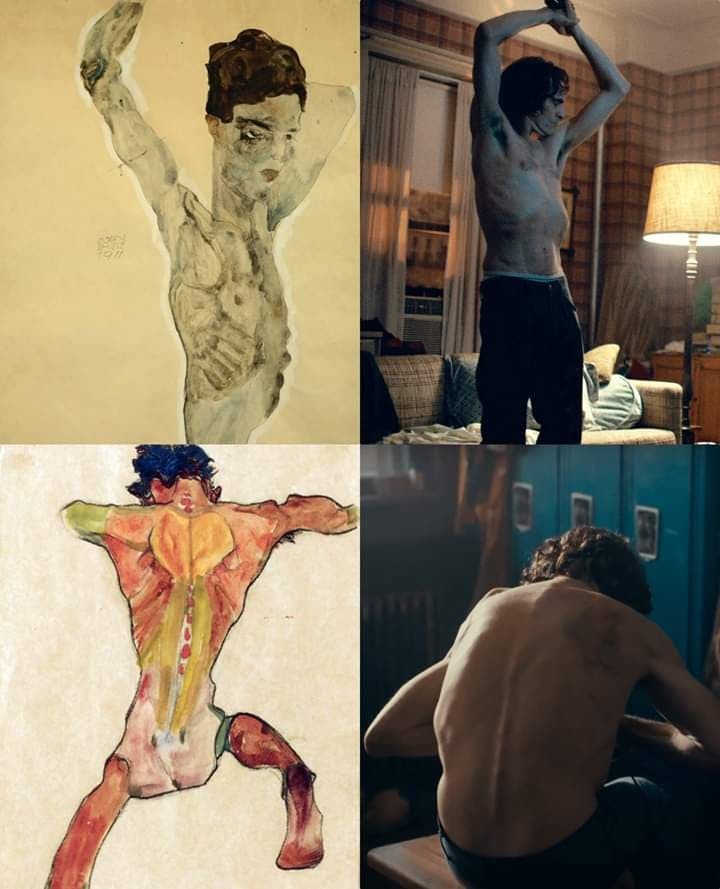 «Self-Portraits» του Egon Schiele (1910-1911) - Joker, Tod Phillips (2019)
